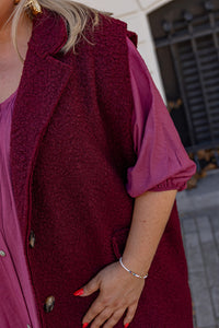 Alin - kleedje - burgundy
