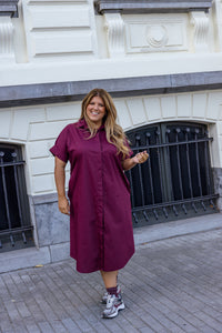 Yaya - kleedje - burgundy