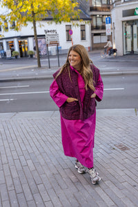 Gundi - mouwloos gilet - burgundy