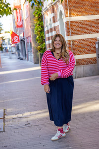 Auro - Cardigan - roze/rood