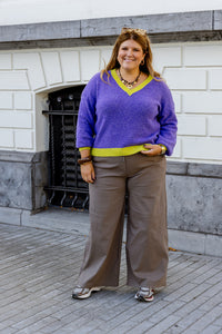 Pep - broek TU CURVE❗️- taupe