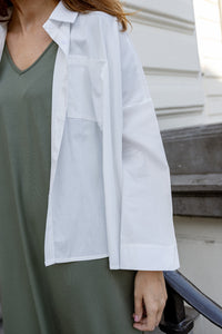 Brix - hemd kort model - wit