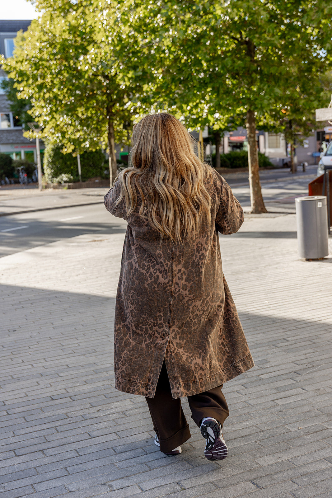 Remi - trenchcoat jeans - Leopard