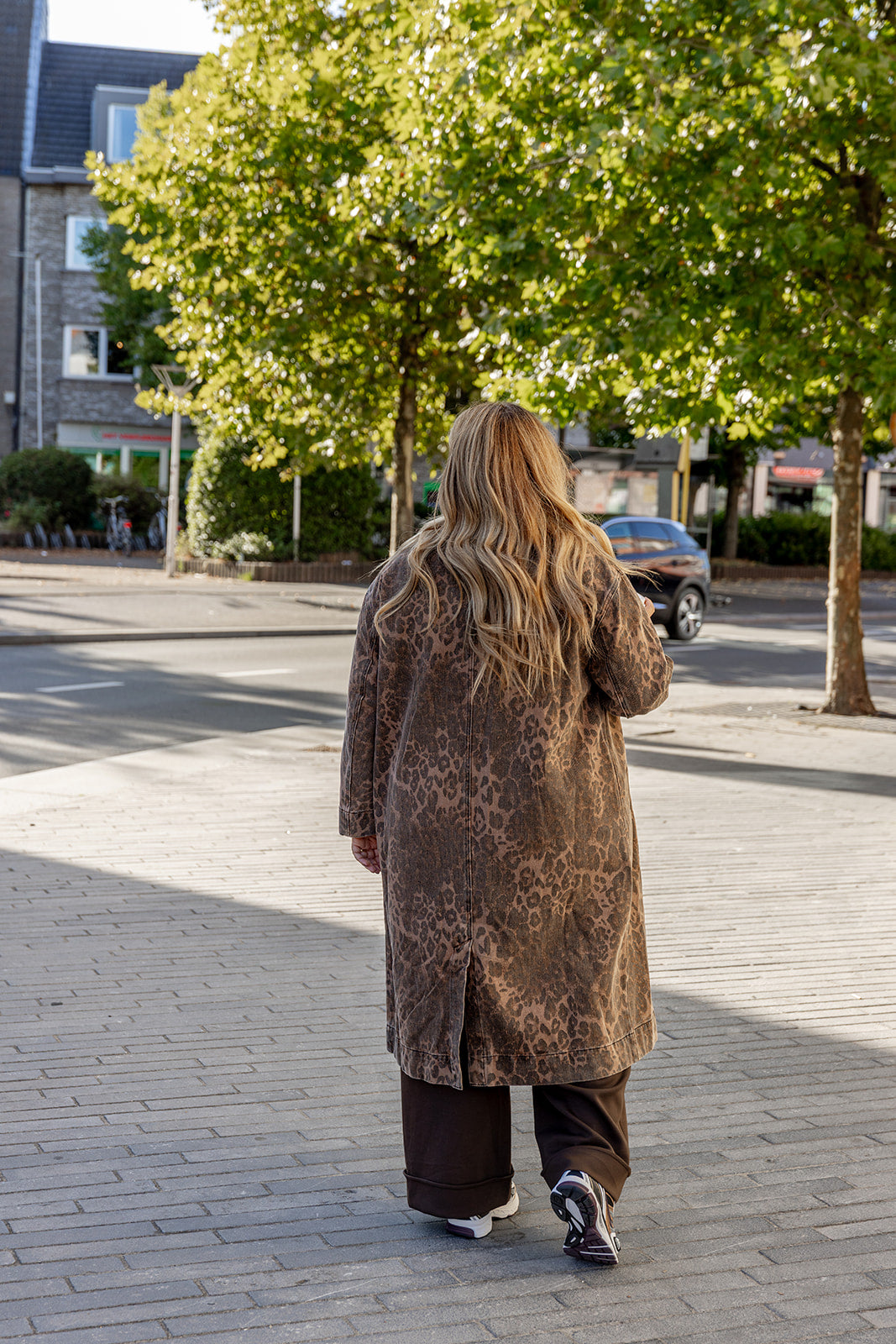 Remi - trenchcoat jeans - Leopard
