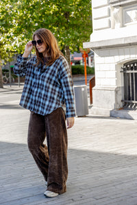 Bas - broek tall❗️ - donkerbruin