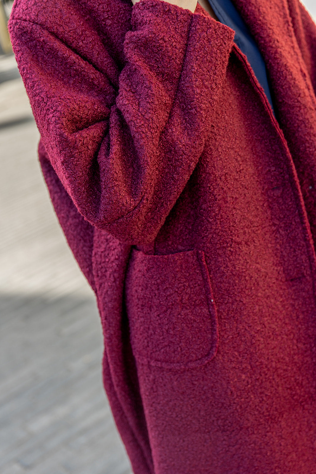Mandi - jas - burgundy