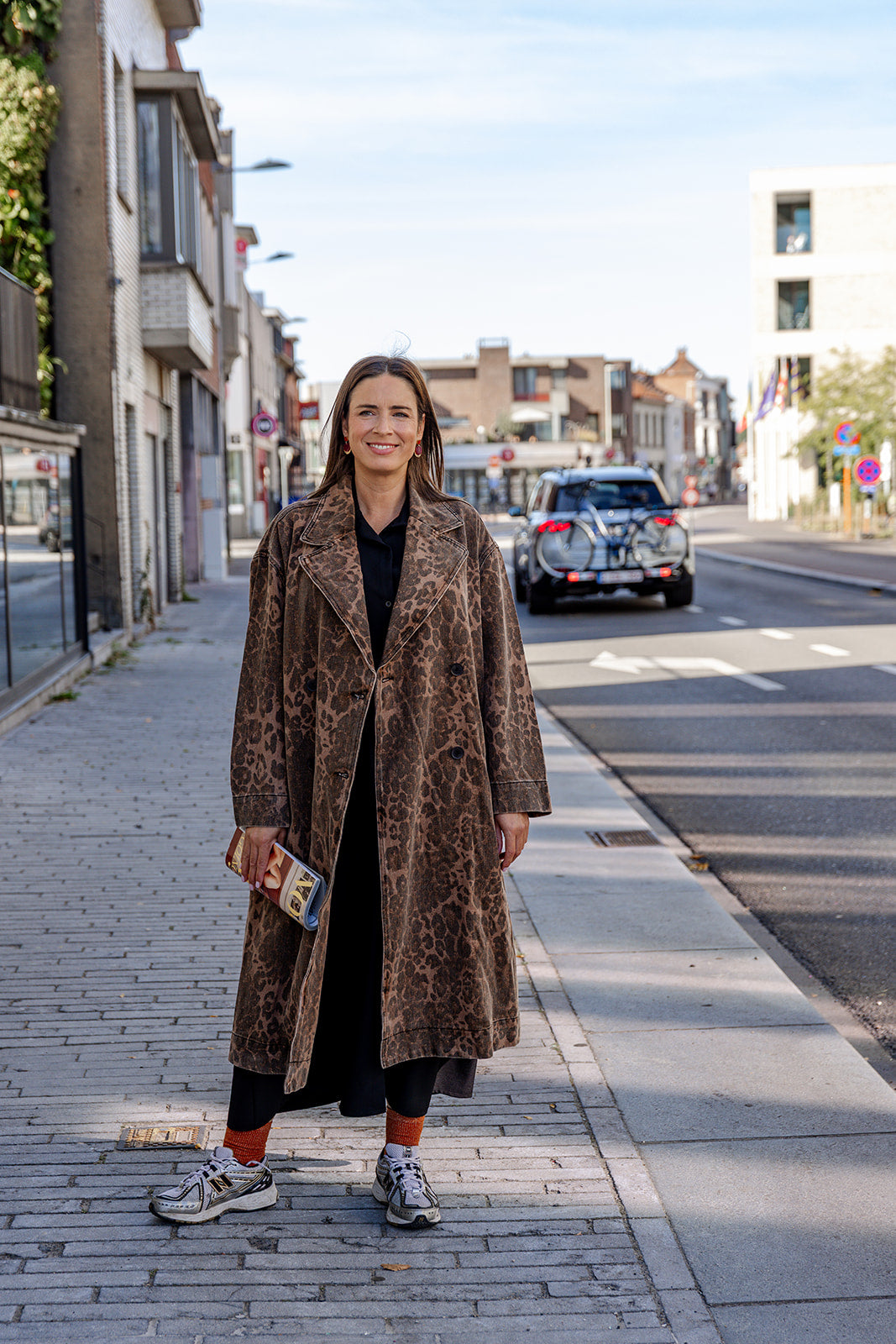 Remi - trenchcoat jeans - Leopard