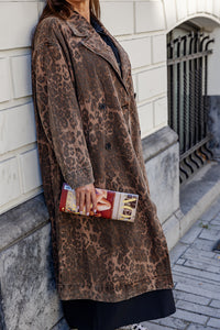 Remi - trenchcoat jeans - Leopard