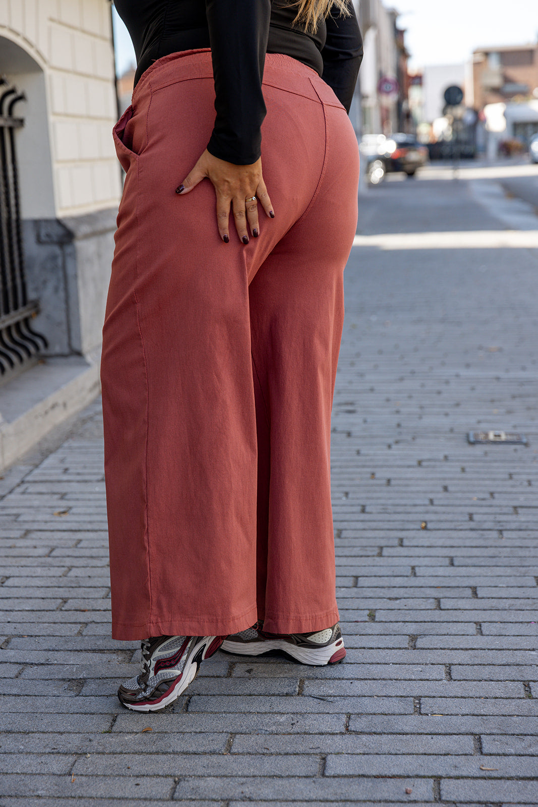Pep - broek TU CURVE❗️- terracotta