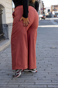 Pep - broek TU CURVE❗️- terracotta