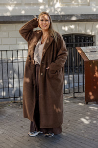 Mandi - jas - donkerbruin