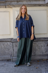 Olivia - blouse - marineblauw