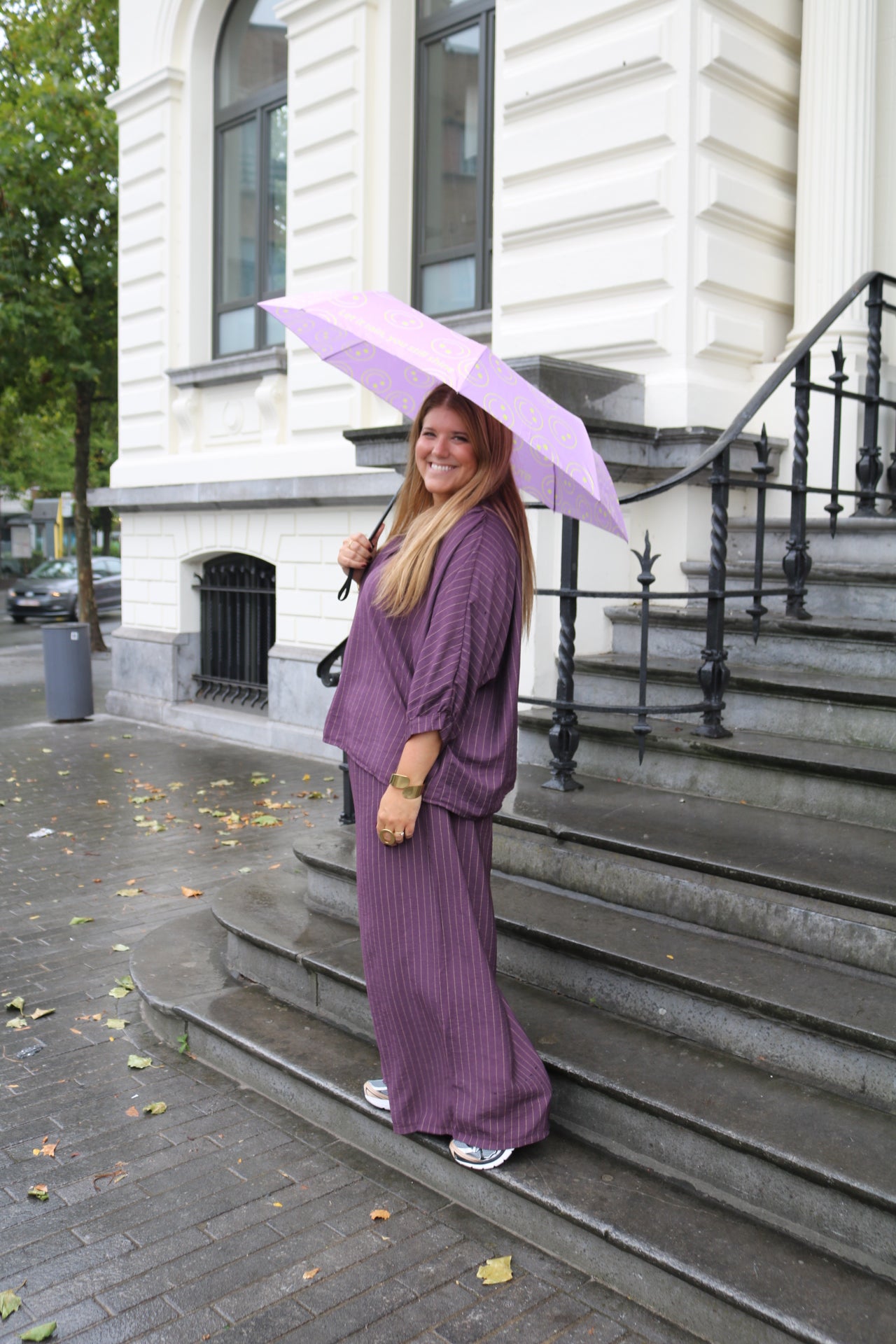 Clyde - blouse - aubergine