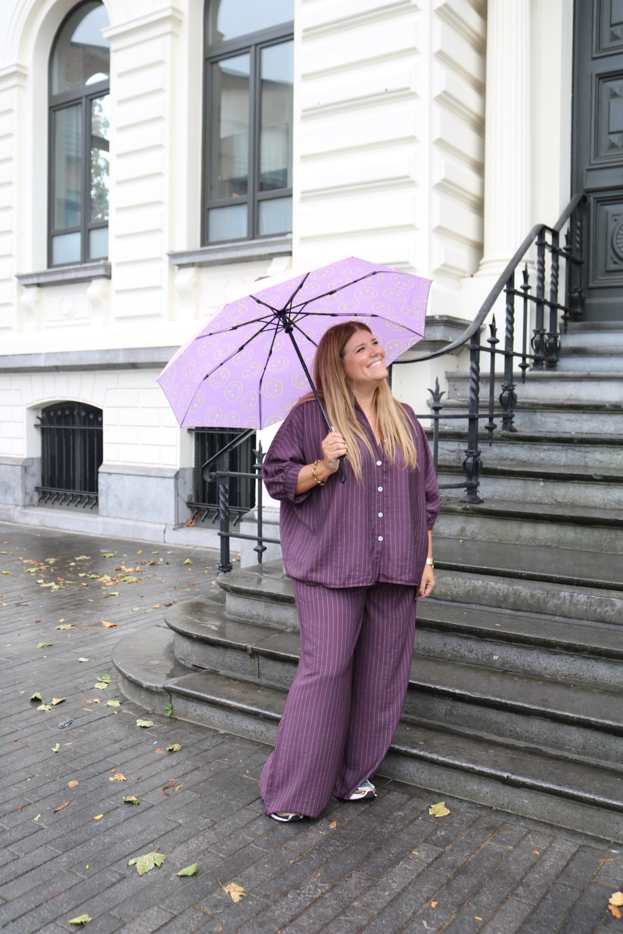 Clyde - blouse - aubergine