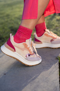 Steph- sneakers - pink/lila maat 37