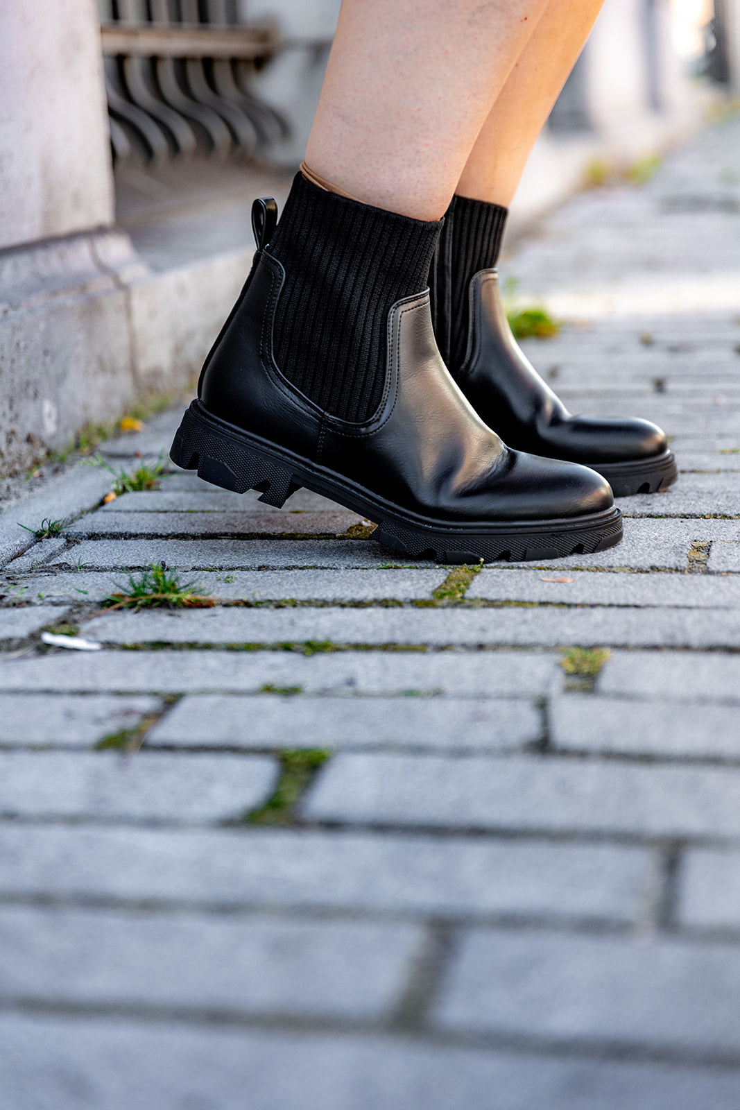 Brooke- boots- zwart - grote maten mt 42-43-44