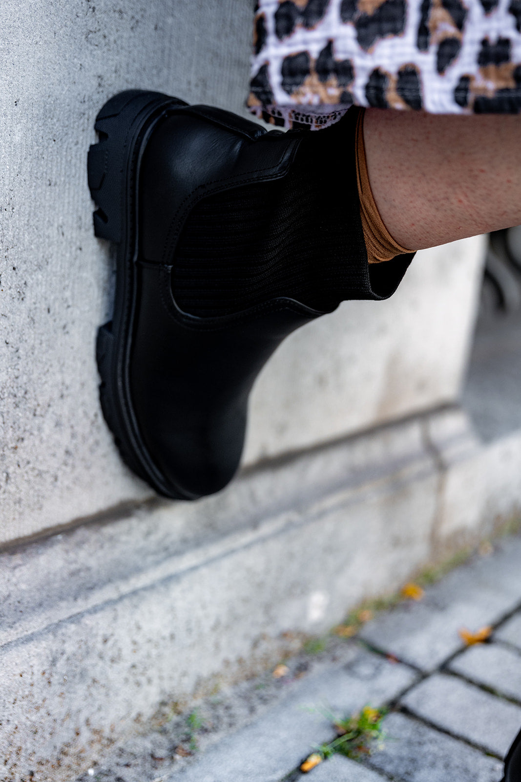 Brooke- boots- zwart - grote maten mt 42-43-44