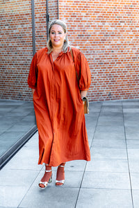 Willow- kleedje - cognac