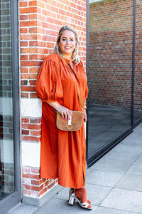 Willow- kleedje - cognac