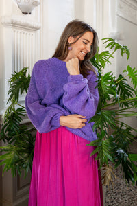 Luna - lange rok - mauve