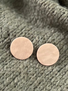 Dot- oorbellen - zalm