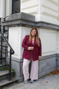 Blaine - blazer - burgundy