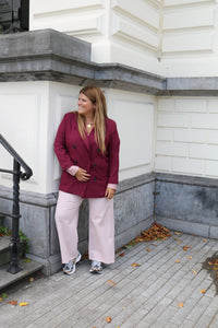 Blaine - blazer - burgundy