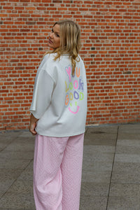 Demi - broek - vichy lichtroze