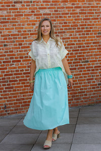 Brodie - blouse - butter yellow