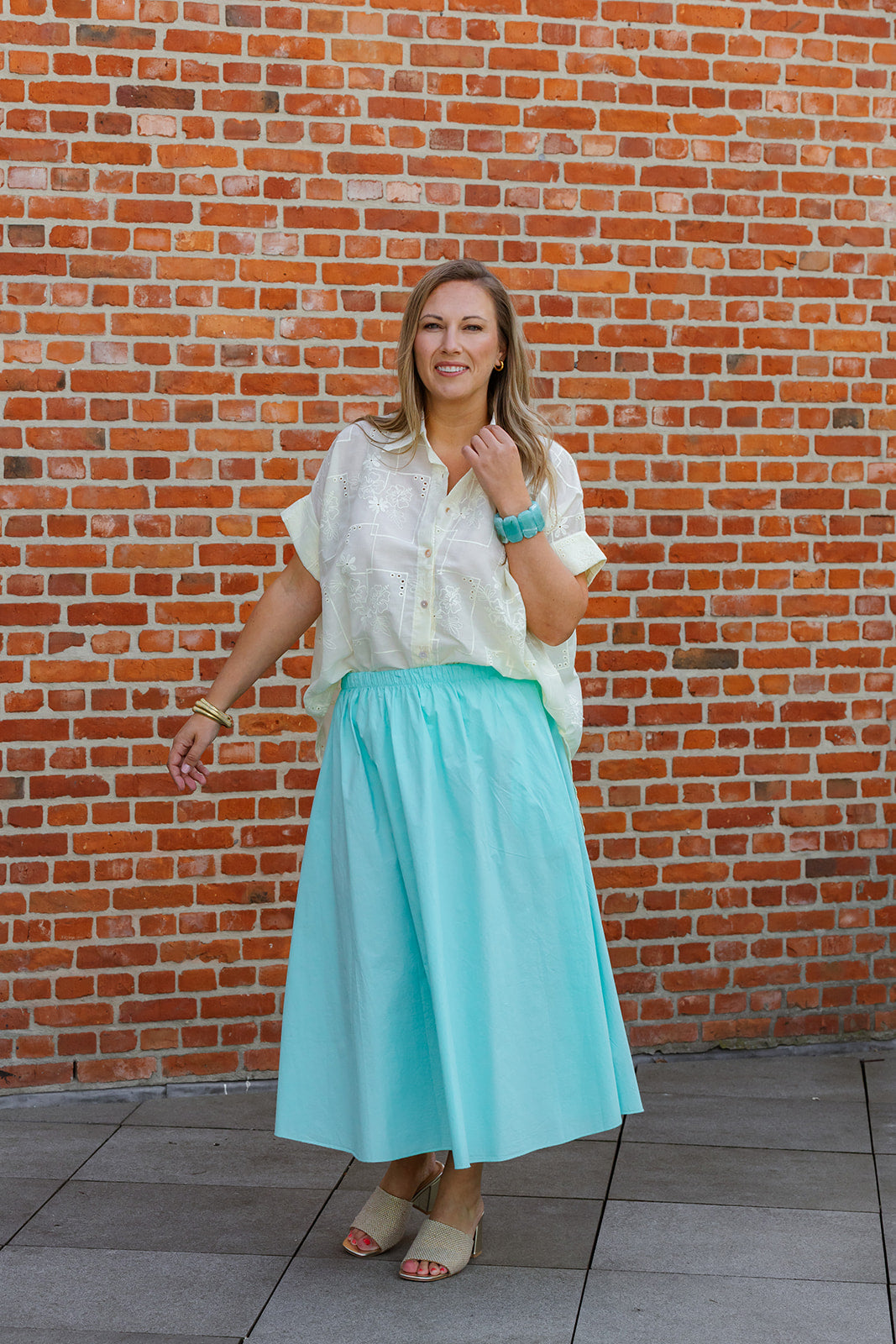 Brodie - blouse - butter yellow