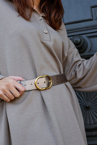 Melli - riem - taupe - 3 maten