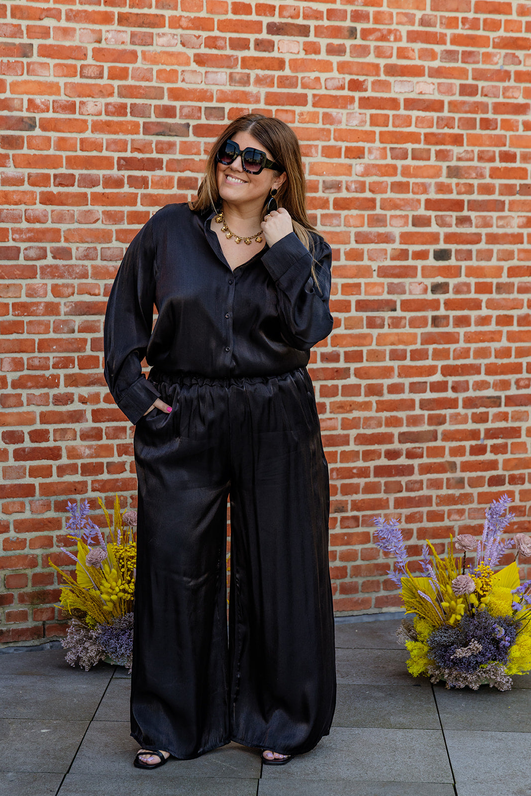 Jess - blouse - zwart