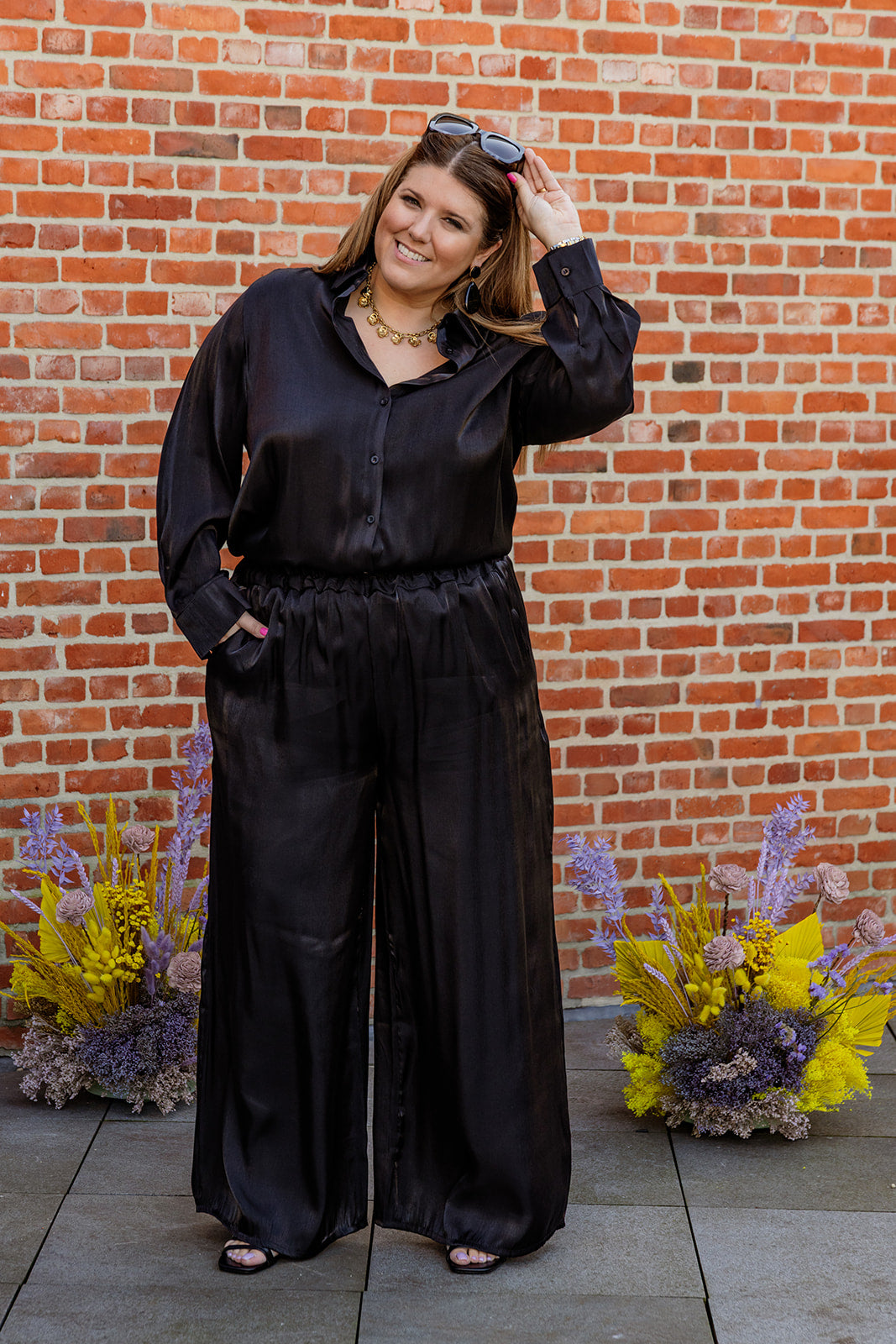 Jess - blouse - zwart