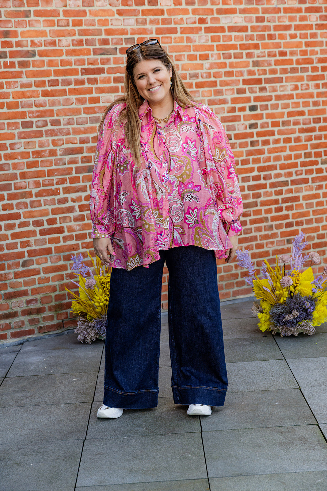 Paisley - blouse - roze