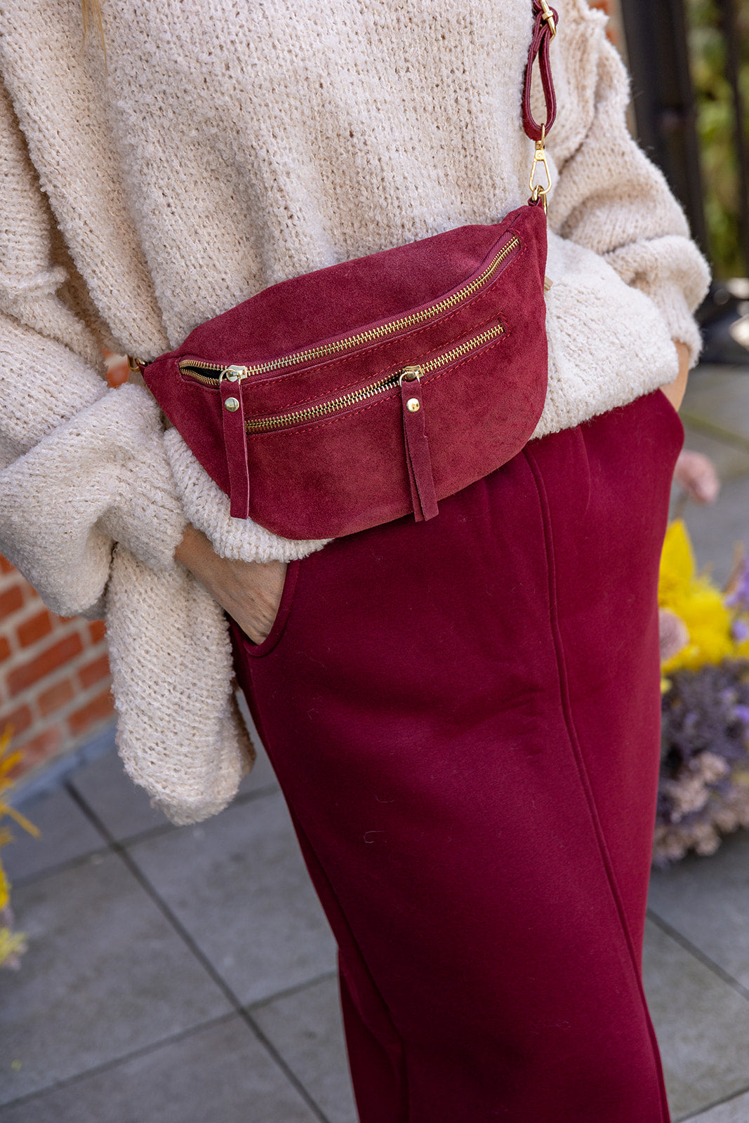 Charlie - heuptas - burgundy- laatste stuk