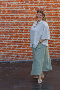 Alixe - blouse - vichy beige